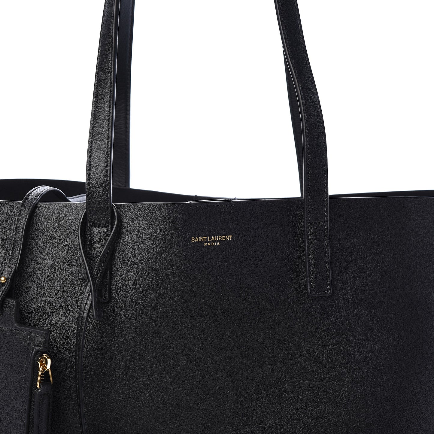 Calfskin Large Shopping Tote Black