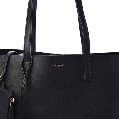 Saint Laurent Calfskin Large Shopping Tote Black 9 of 11