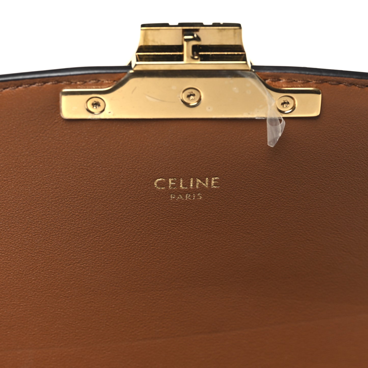 Textile Calfskin Teen Triomphe Bag Natural Tan