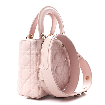 Christian Dior Lambskin Cannage Small Lucky Badges My Lady Dior Pink 3 of 10