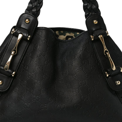 Gucci Guccissima Medium Pelham Shoulder Bag Black 8 of 11