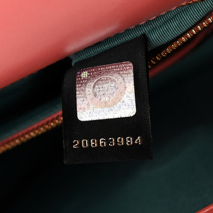 Bulgari Calfskin Serpenti Forever Crossbody Flamingo Quartz 7 of 18