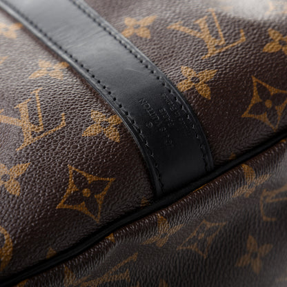 Louis Vuitton Monogram Macassar Keepall Bandouliere 45 8 of 9
