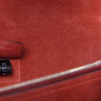Gucci GG Supreme Monogram Small Dionysus Shoulder Bag Red 9 of 11