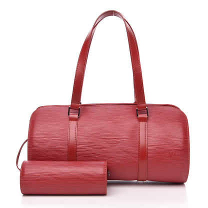 Louis Vuitton Epi Soufflot Castillan Red 3 of 9