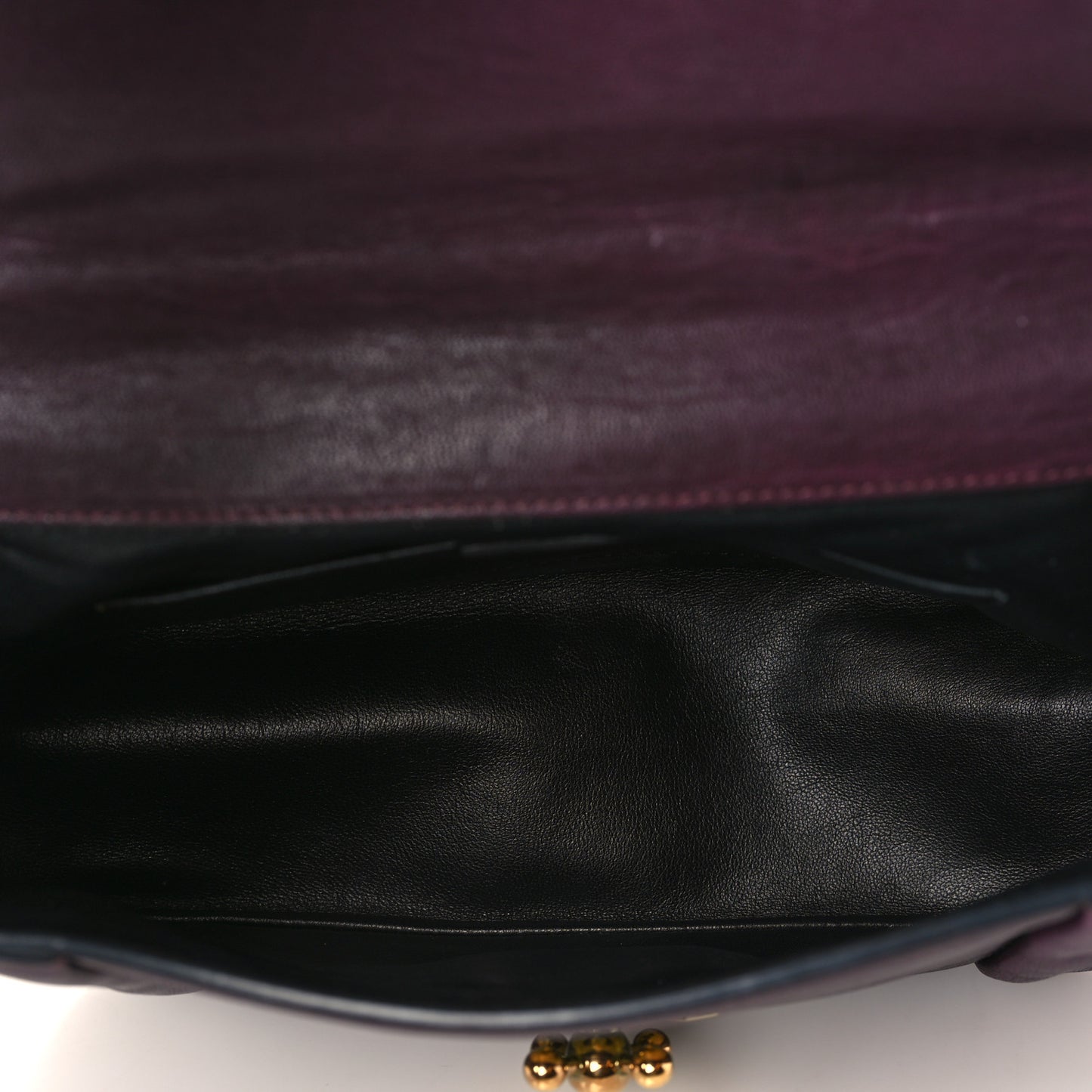 Calfskin Medium Elsie Shoulder Bag Purple