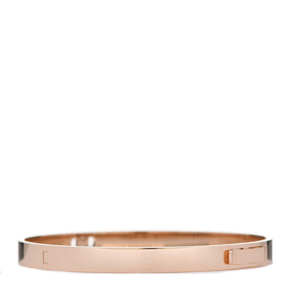 Hermes 18K Rose Gold Diamond PM H D'Ancre Bracelet SH 3 of 5