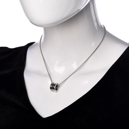 Bulgari 18K White Gold B.Zero1 Pendant Necklace 2 of 6
