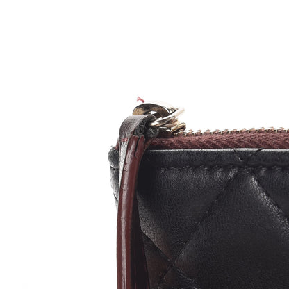 Chanel Lambskin Quilted Medium Cosmetic Case Black 10 of 10