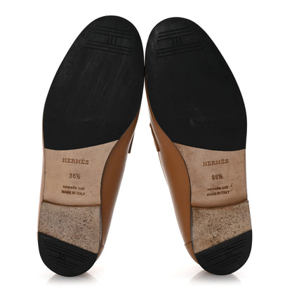Hermes Calfskin Colette Loafer 36.5 Naturel 6 of 10