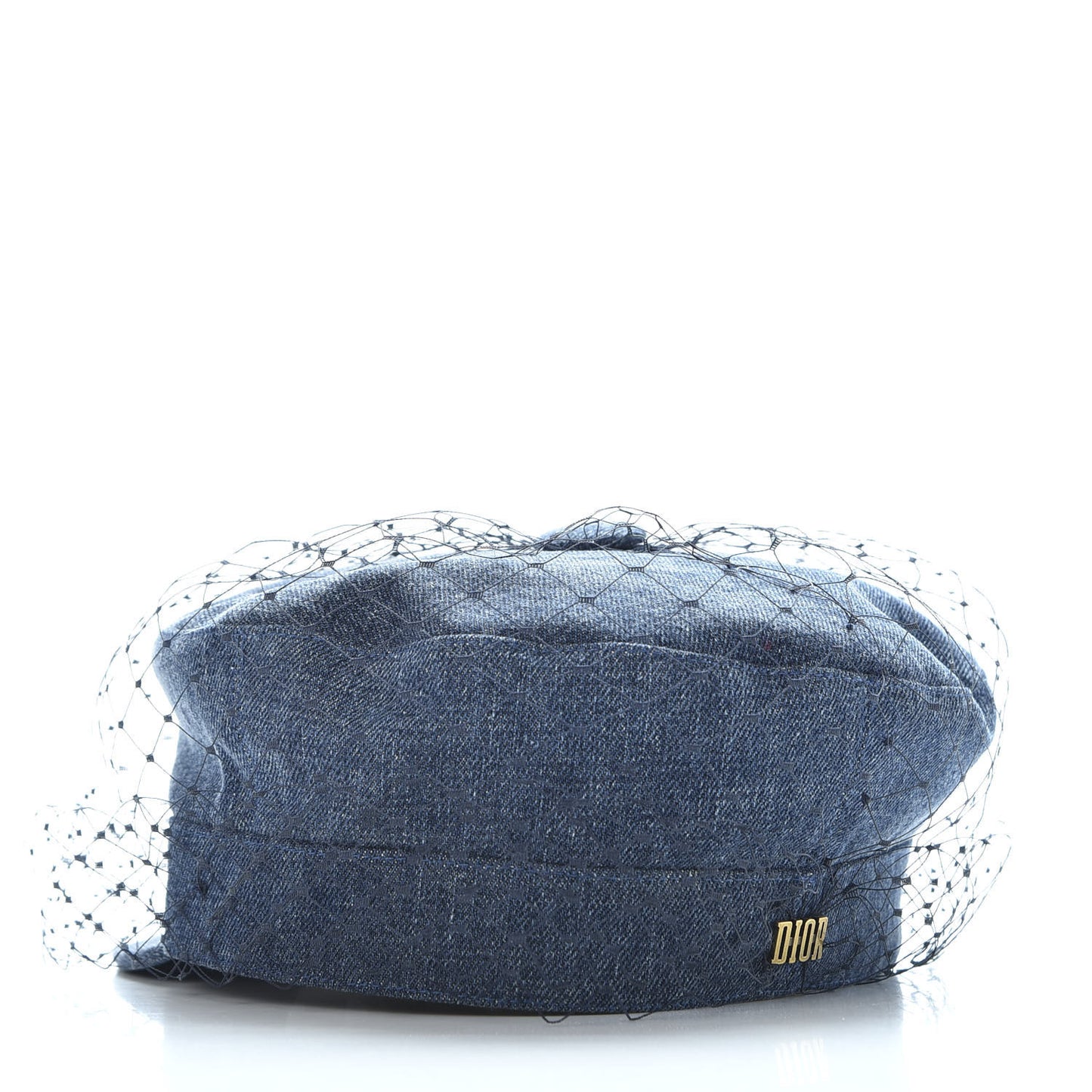 Denim Arty Cap with Veil 58 Blue