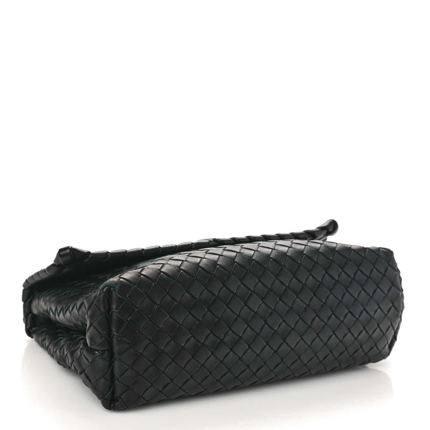 Nappa Intrecciato Small Olimpia Shoulder Bag Black