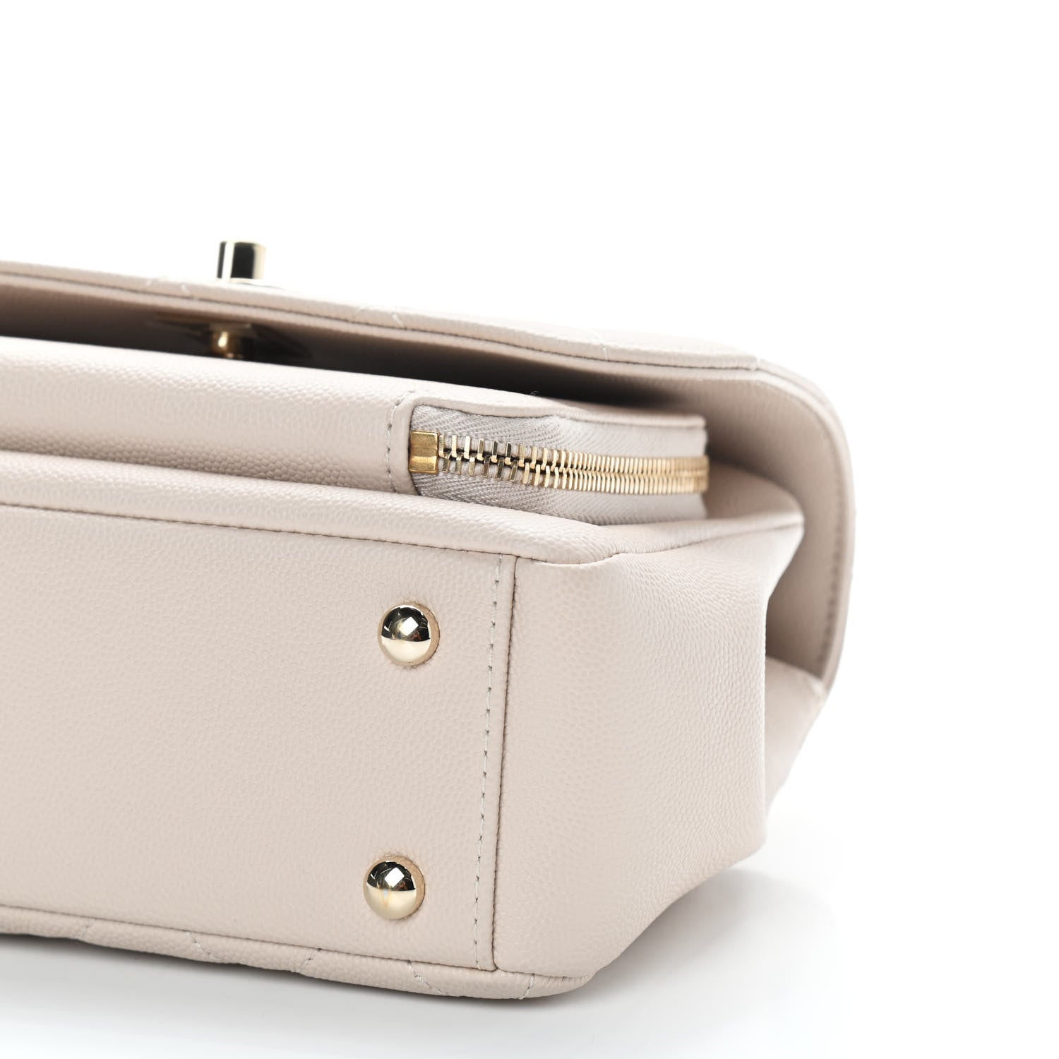 Chanel Caviar Quilted Small Business Affinity Flap Beige 8 of 8