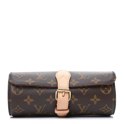 Louis Vuitton Monogram 3 Watch Travel Case 1 of 8