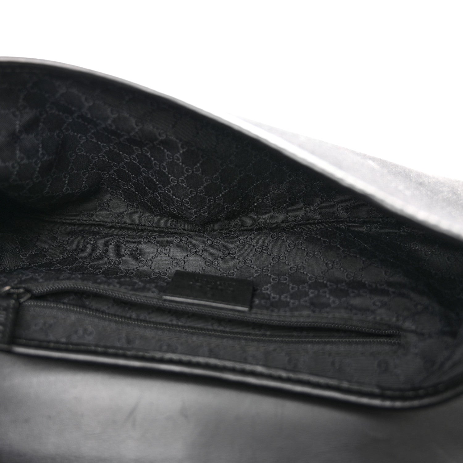 Gucci Denim Calfskin Small Jackie O Hobo Black 5 of 11