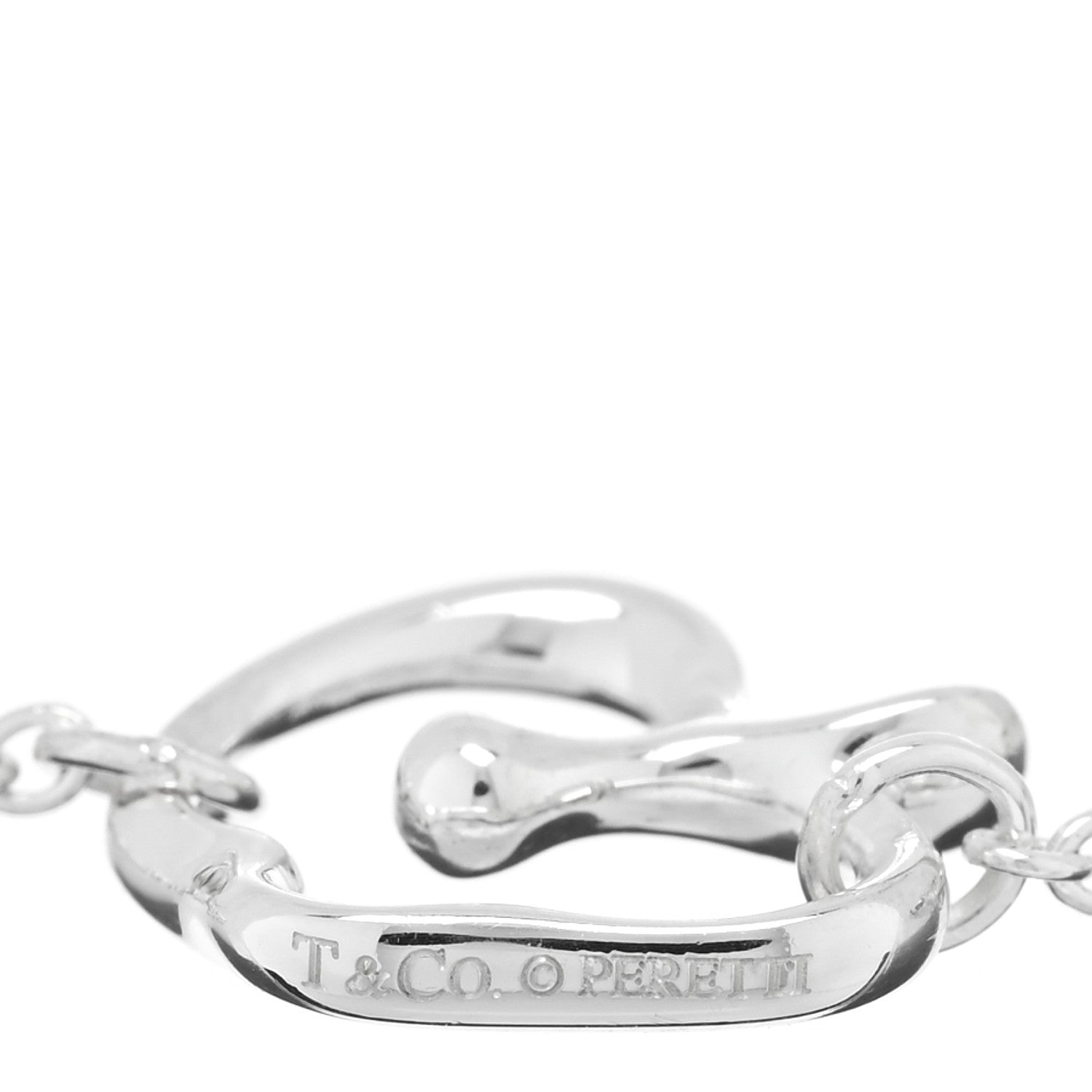 Tiffany Sterling Silver Elsa Peretti Apple Bracelet 1561478