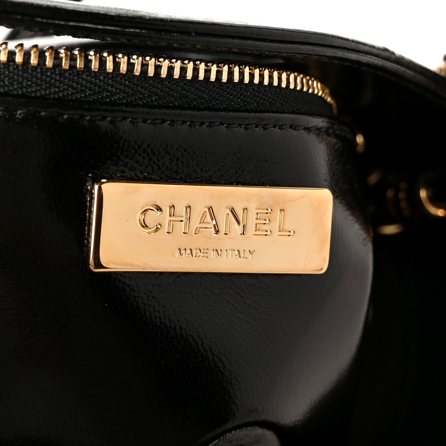 Chanel Shiny Lambskin Pony Hair Cheetah Printed Mini 31 Shopping Bag Light Beige Black 12 of 19