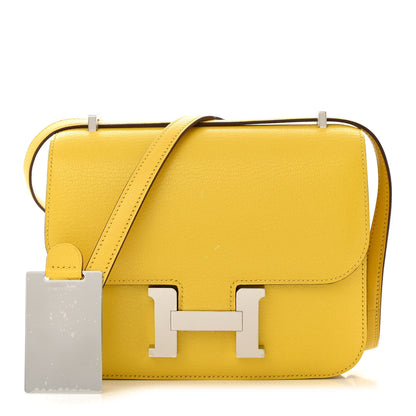 Hermes Chevre Mysore Constance 18 Jaune De Naples 3 of 14