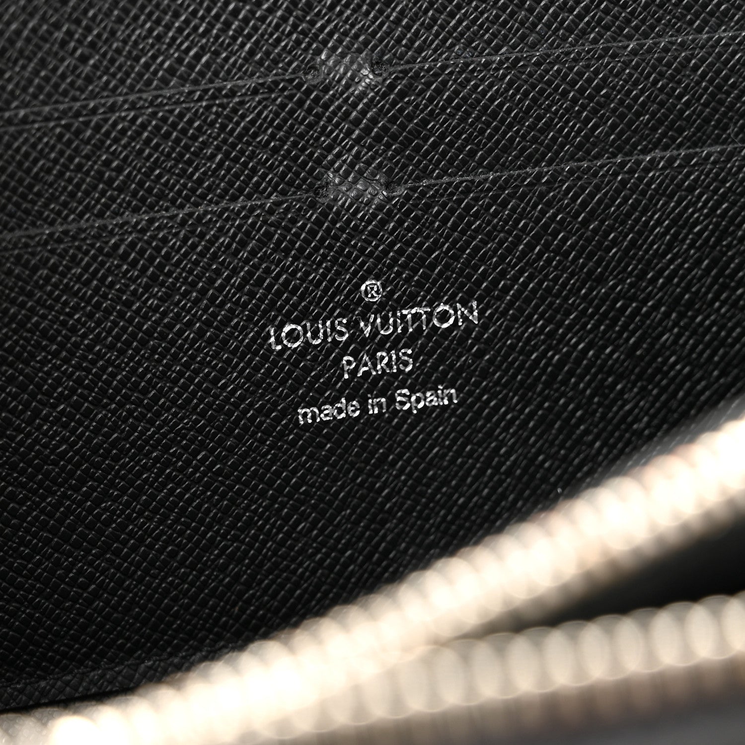 Louis Vuitton Epi Zippy Wallet Black 6 of 11