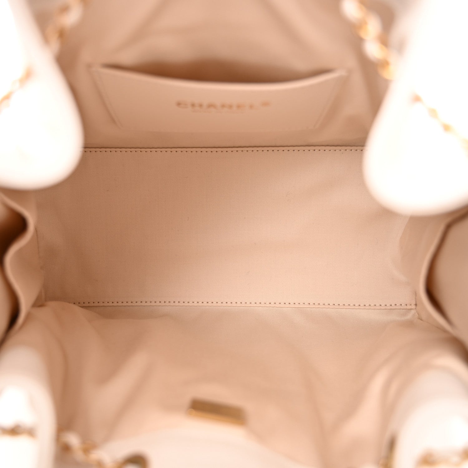 Chanel Caviar Quilted Small Chanel 25 Handbag White 5 of 11