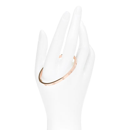 Cartier 18K Pink Gold 10 Diamond Small LOVE Bracelet 16 2 of 5