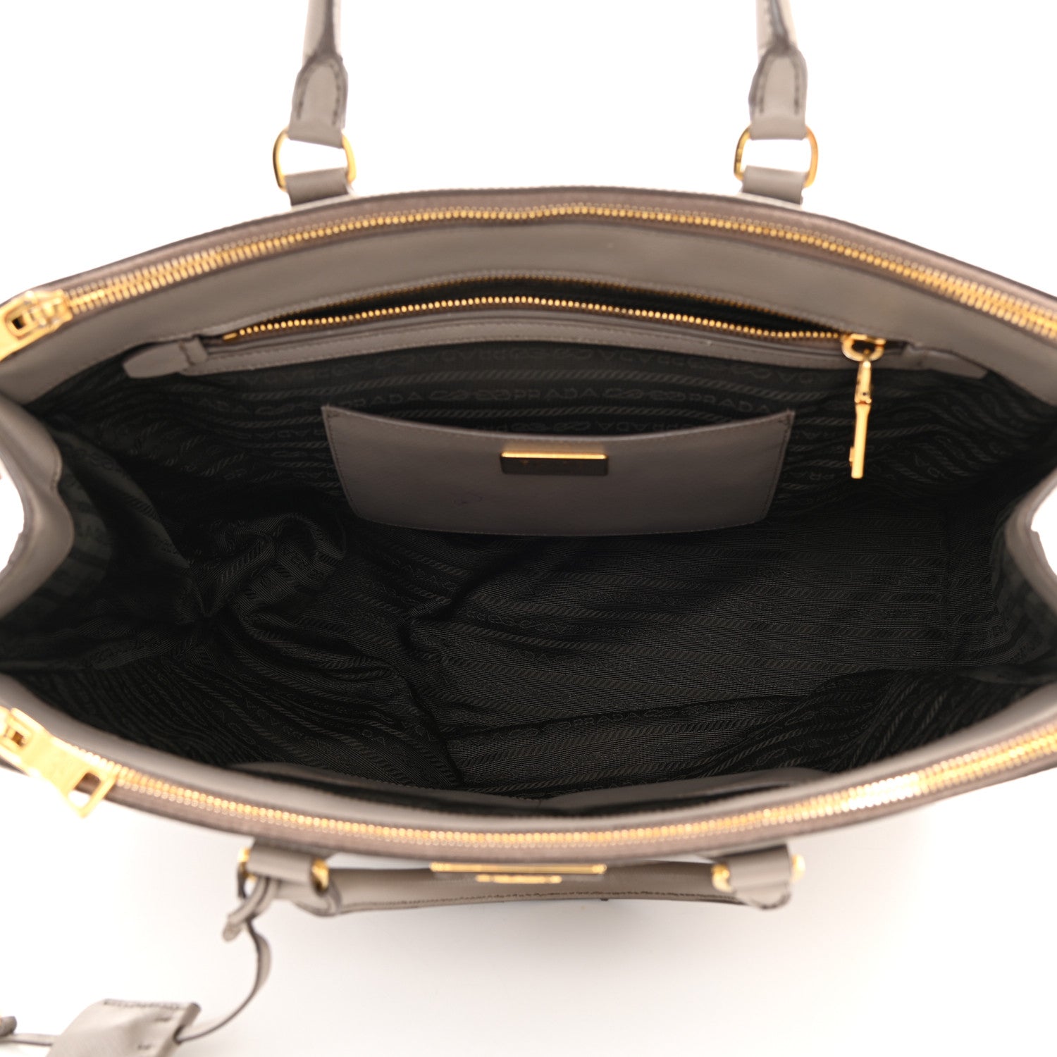 Prada Saffiano Large Galleria Double Zip Tote Argilla 5 of 18