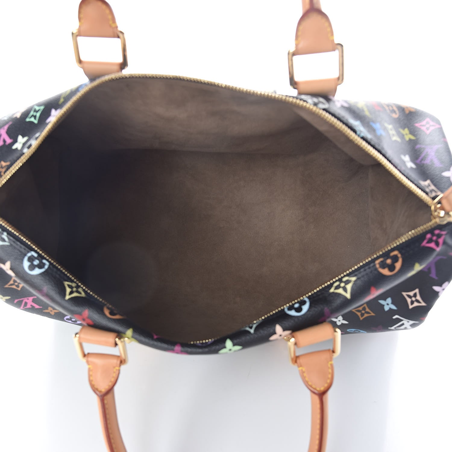 Louis Vuitton Monogram Multicolor Keepall 45 Black 5 of 9