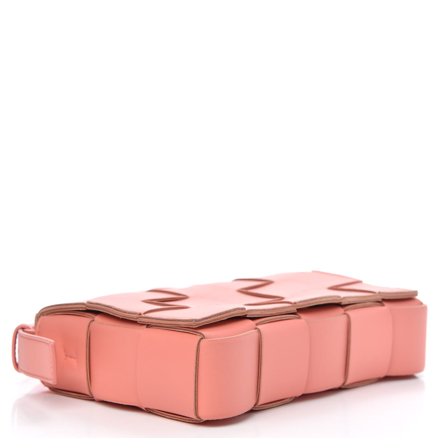 Nappa Maxi Intreccio Cassette Bag Peach