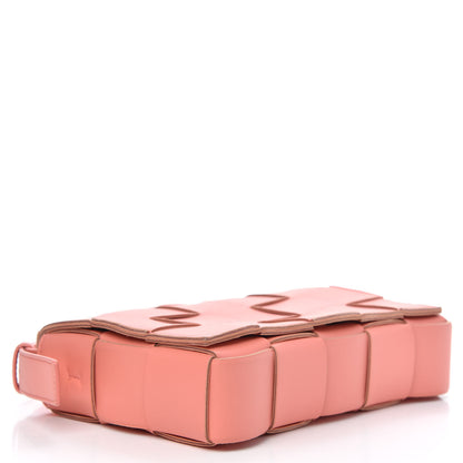 Bottega Veneta Nappa Maxi Intreccio Cassette Bag Peach 4 of 9