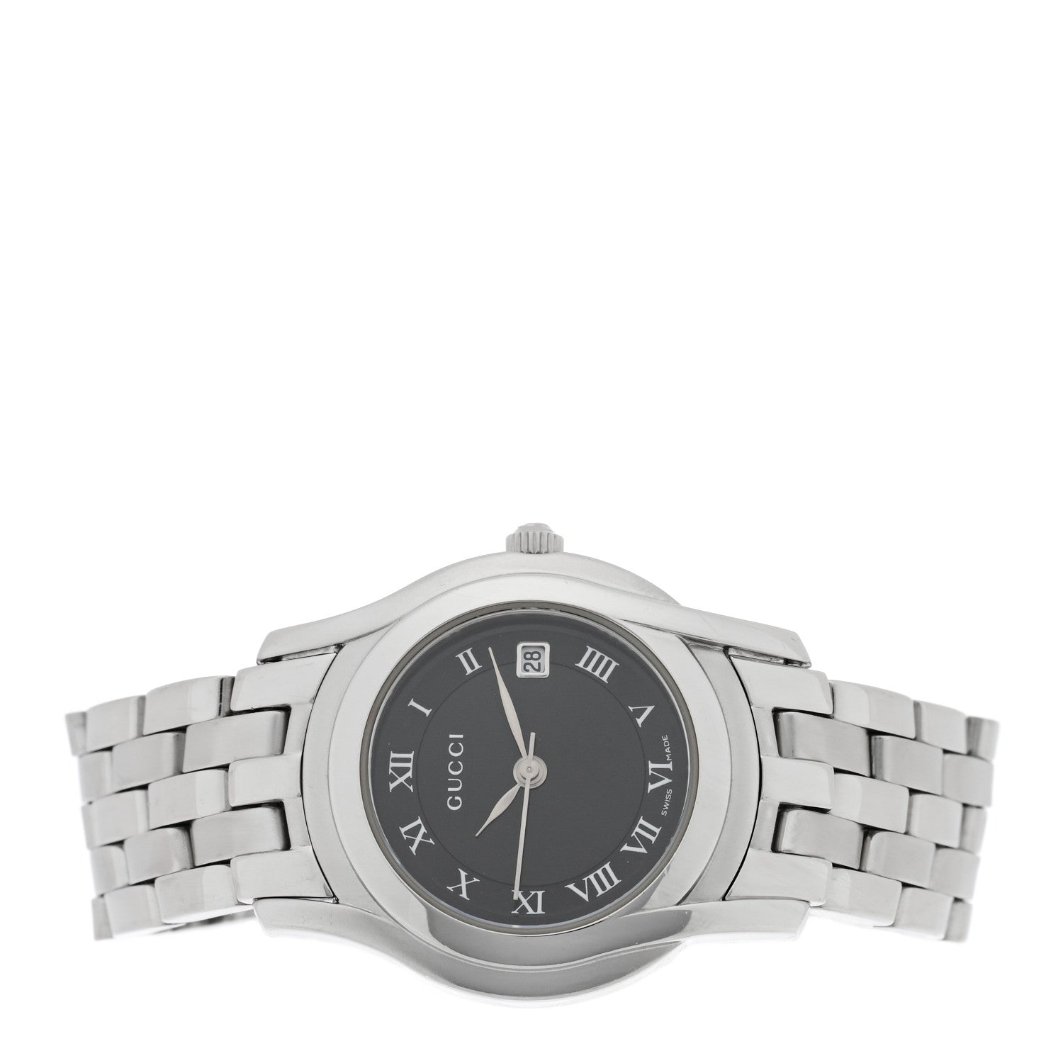 Gucci Stainless Steel 27mm 5500L Quartz Watch Black 2 of 4