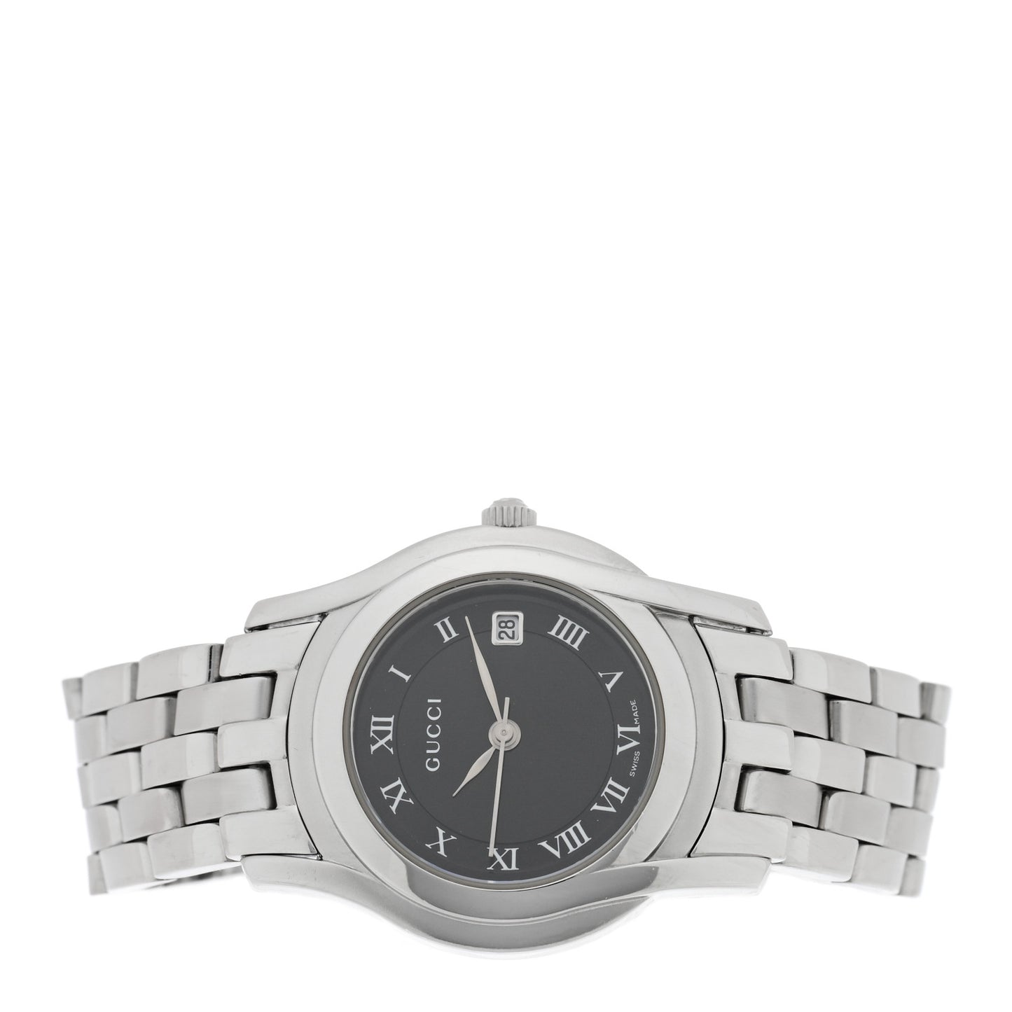 Stainless Steel 27mm 5500L Quartz Watch Black