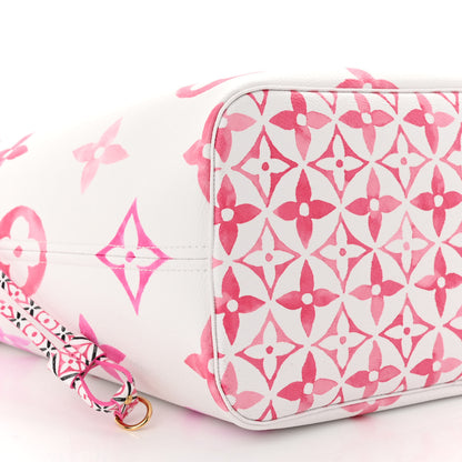Louis Vuitton Monogram Giant By The Pool 2.0 Neverfull MM Rose 9 of 10