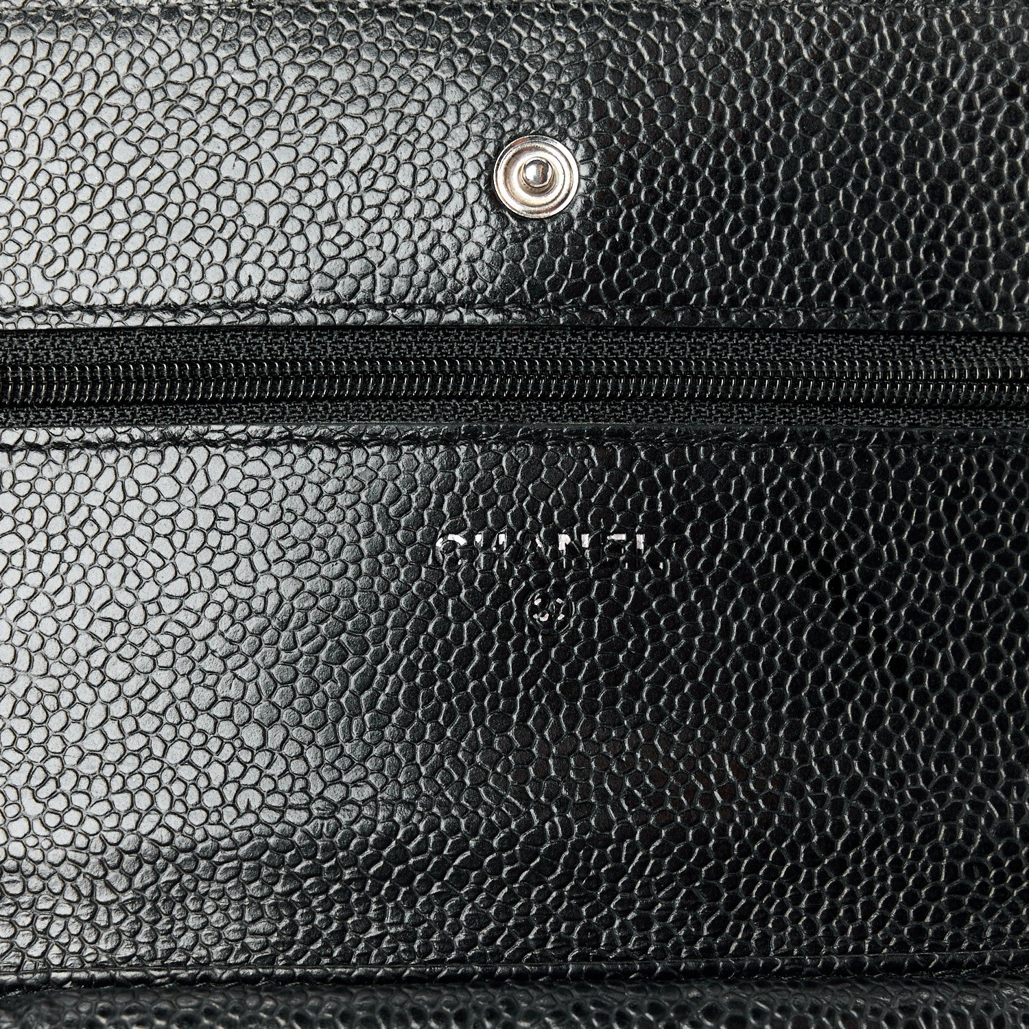 Chanel Caviar Quilted Wallet on Chain WOC Black 6 of 12