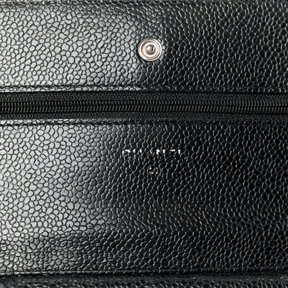 Chanel Caviar Quilted Wallet on Chain WOC Black 6 of 12