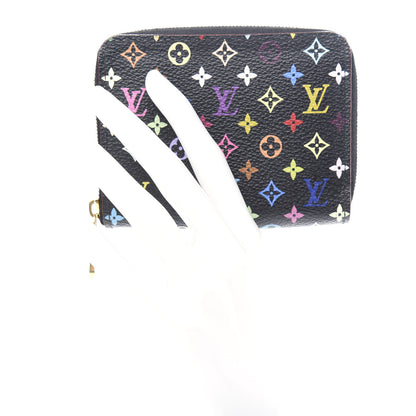 Louis Vuitton Monogram Multicolor Zippy Coin Purse Black Grenade 2 of 7