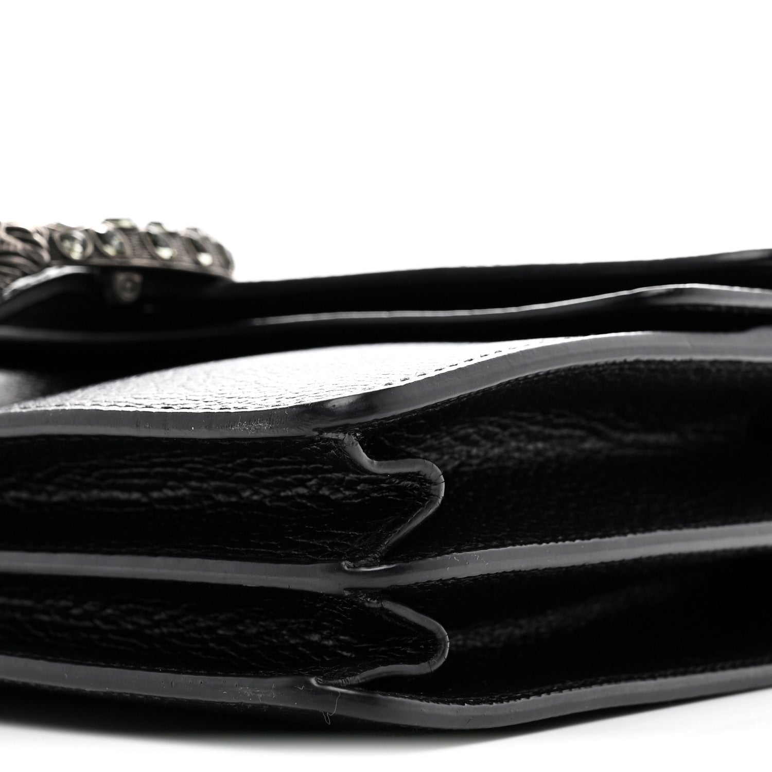 Gucci Pebbled Calfskin Small Dionysus Shoulder Bag Black 10 of 10