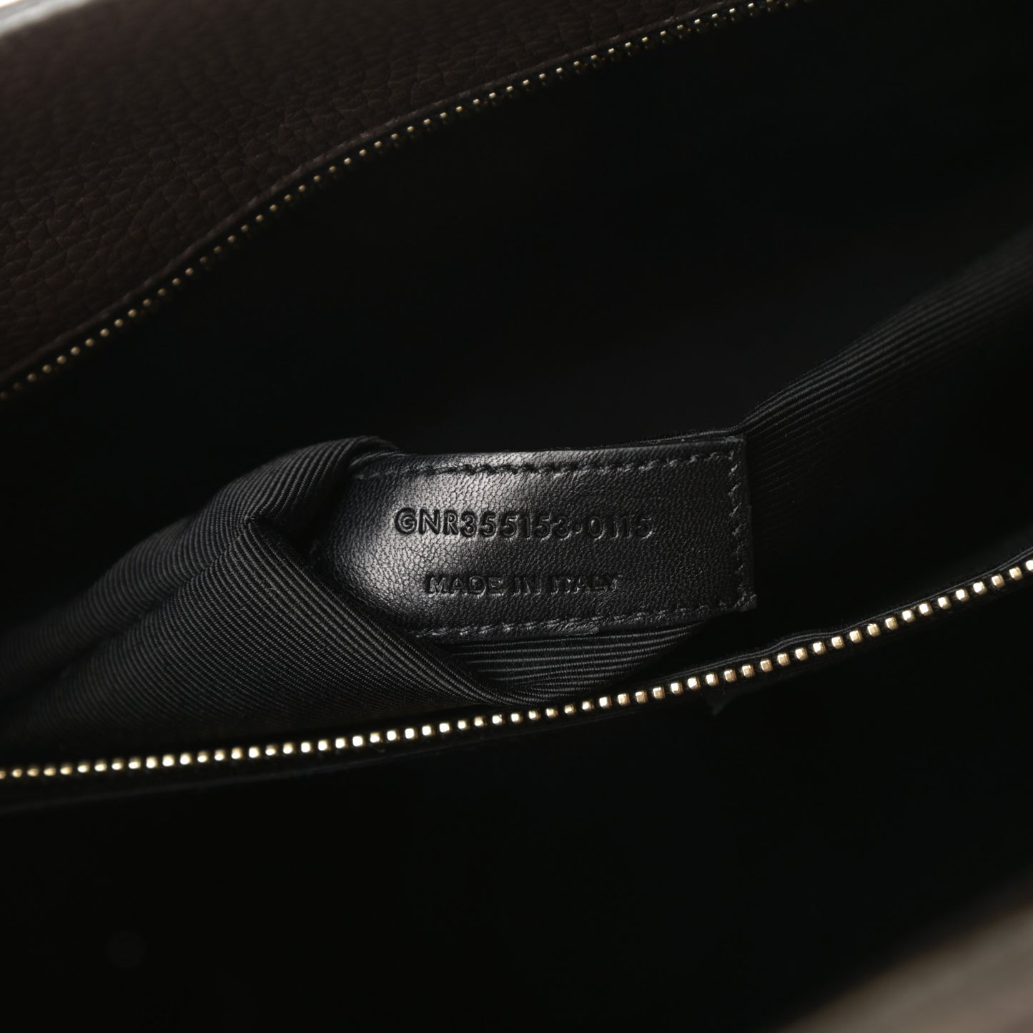 Grained Calfskin Small Sac De Jour Earth