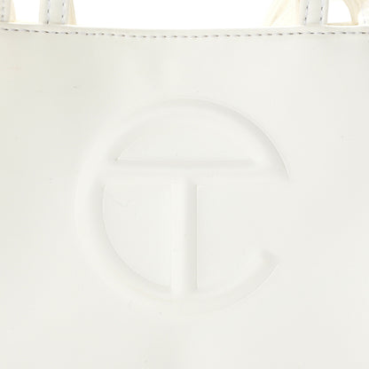 Telfar Vegan Leather Small Shopping Bag White 8 of 10