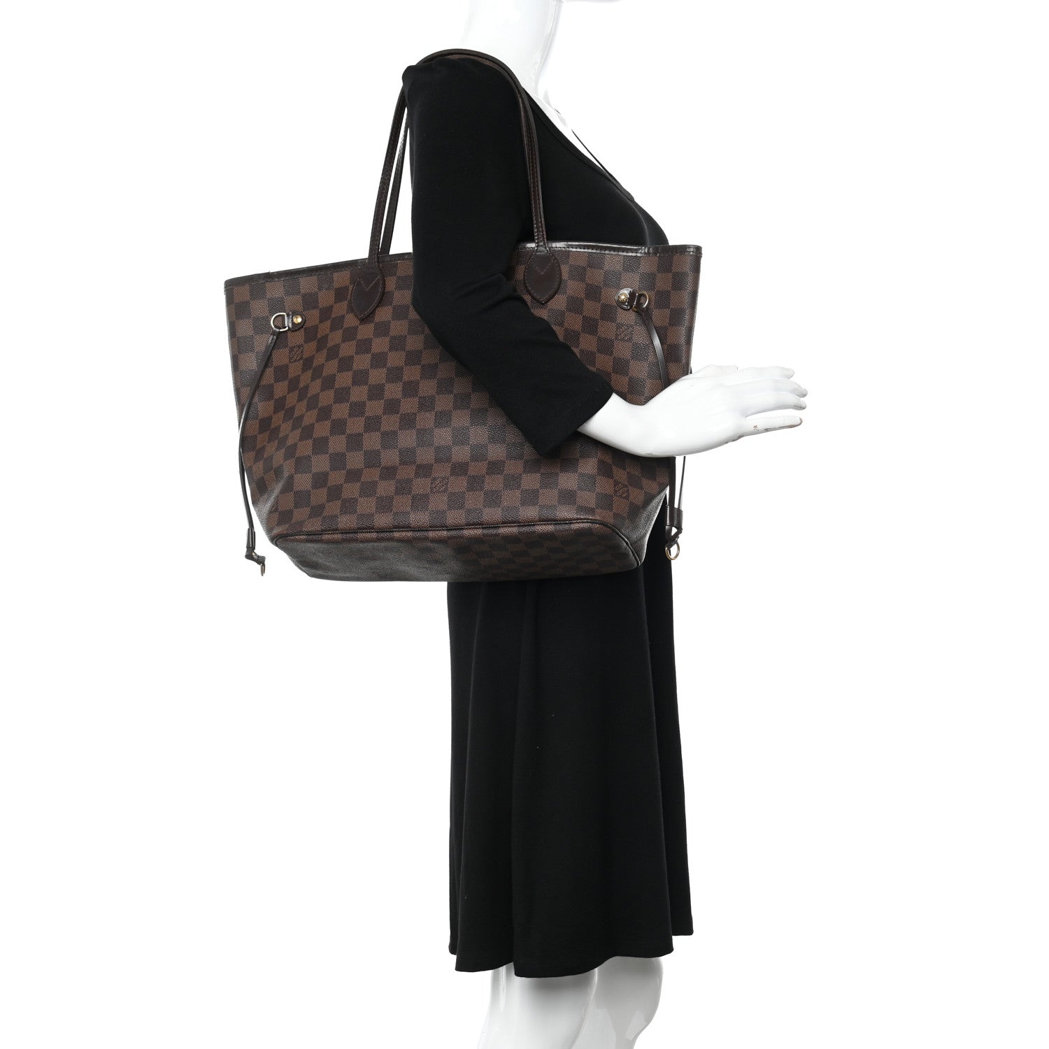 Louis Vuitton Damier Ebene Neverfull MM 2 of 20