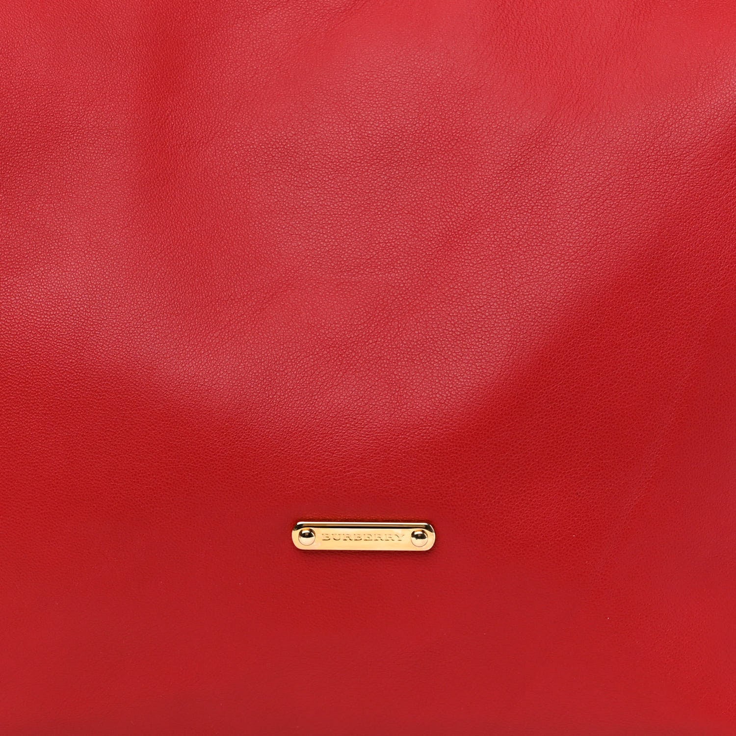 Burberry Calfskin Haymarket Check Small Canterbury Tote Red 7 of 9