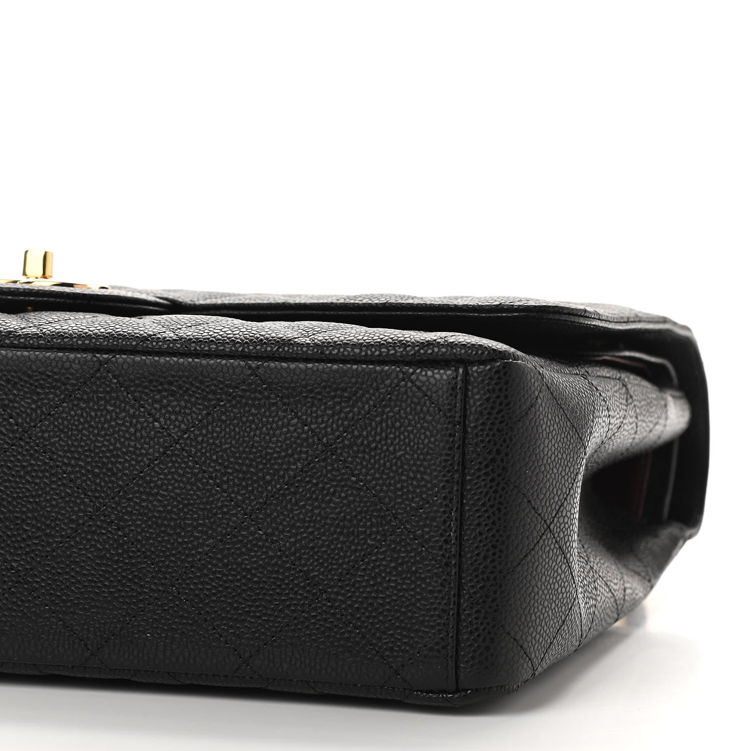 Chanel Caviar Quilted Maxi Double Flap Black 9 of 10