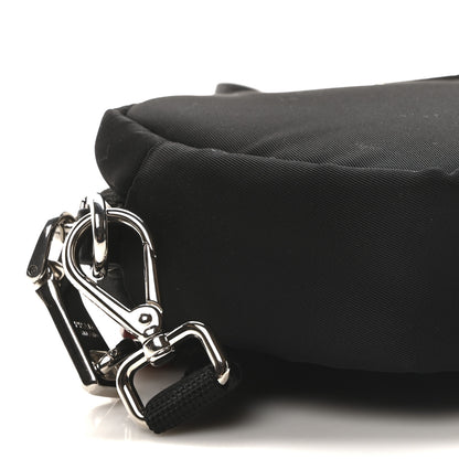 Prada Tessuto Soft Nylon Small Convertible Crossbody Wristlet Black Fuoco 9 of 10