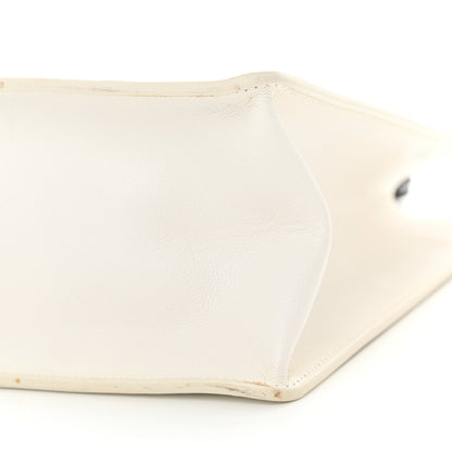 Chanel Caviar Quilted My Everything Large Shopping Tote White Black 10 of 15