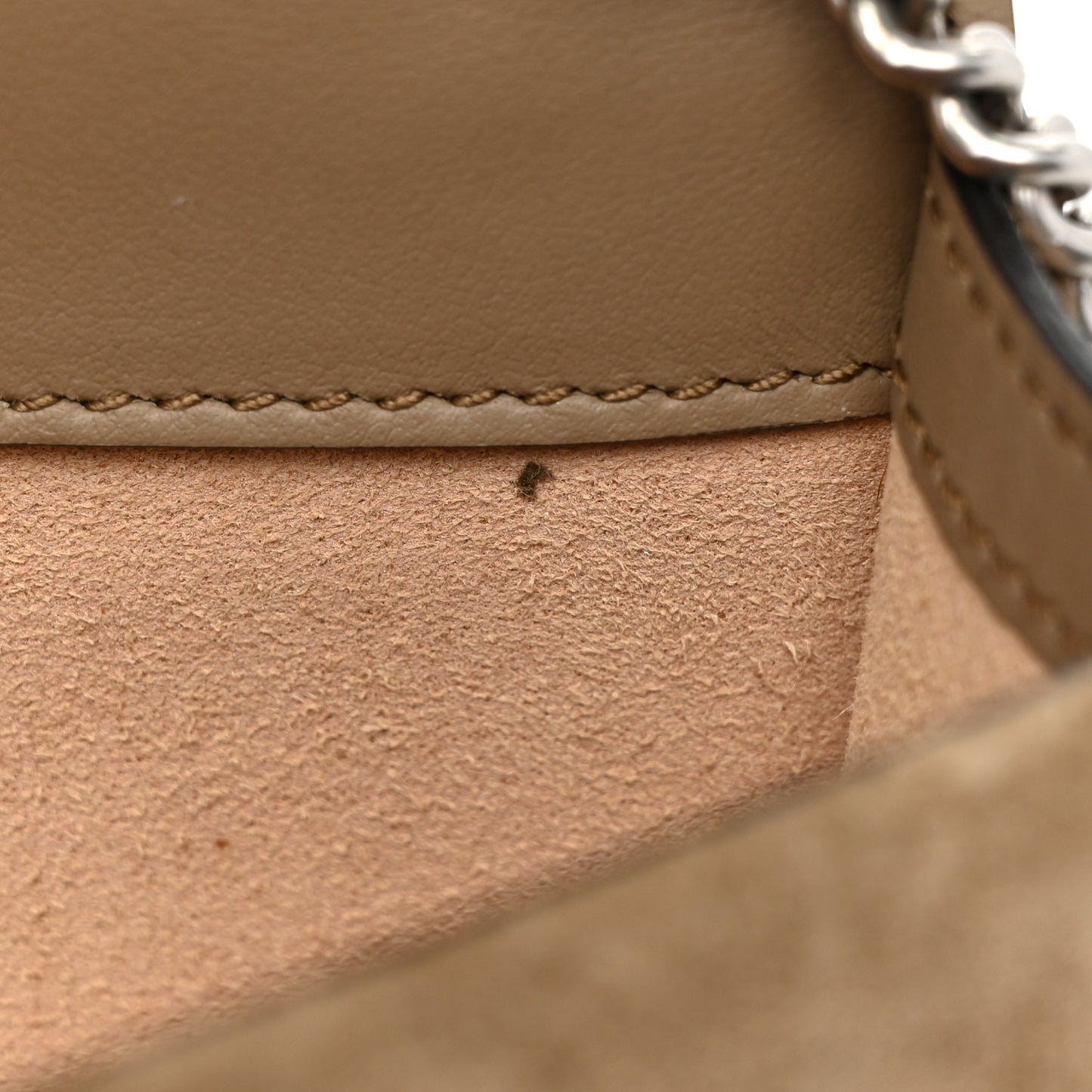 GG Supreme Monogram Super Mini Dionysus Shoulder Bag Taupe