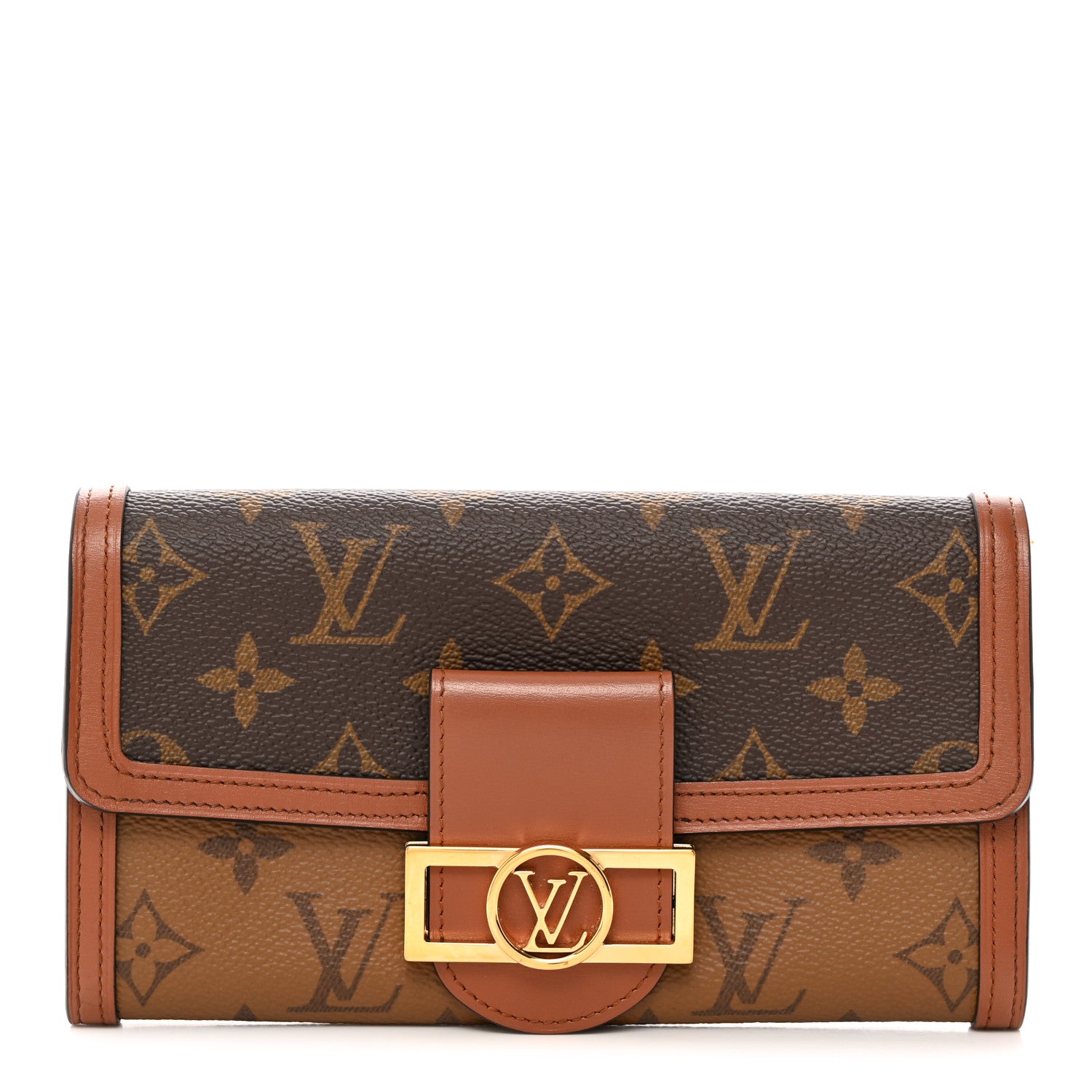 Louis Vuitton Reverse Monogram Dauphine Sarah Wallet 1 of 6