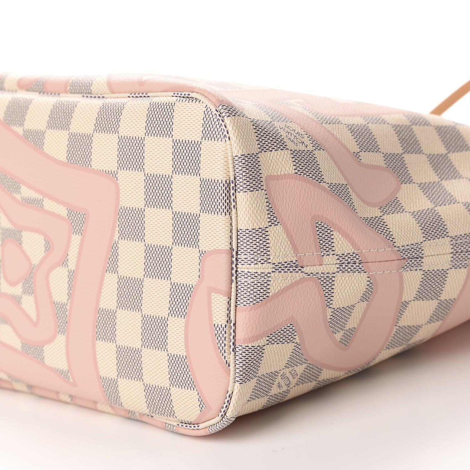 Louis Vuitton Damier Azur Tahitienne Neverfull MM 7 of 11