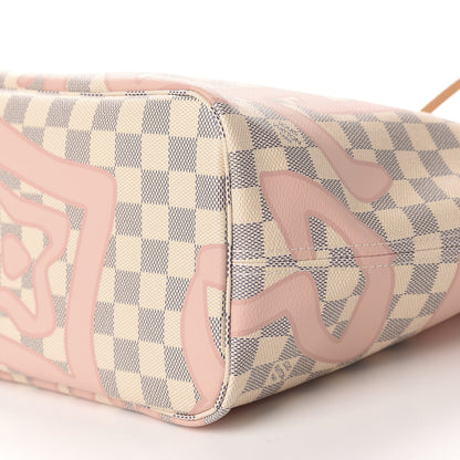 Louis Vuitton Damier Azur Tahitienne Neverfull MM 7 of 11