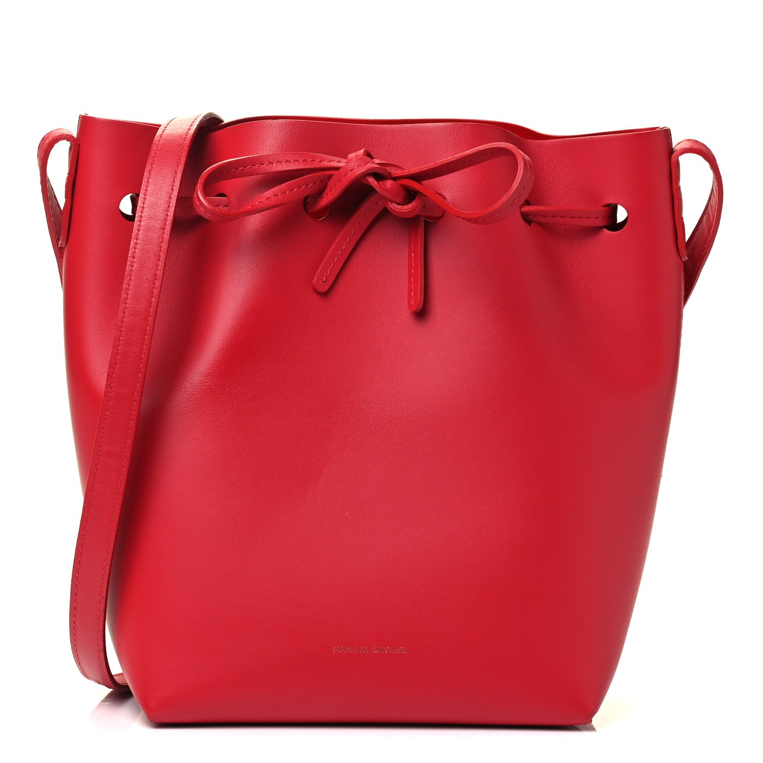 Mansur Gavriel Calfskin Mini Bucket Bag Flamma 1 of 4
