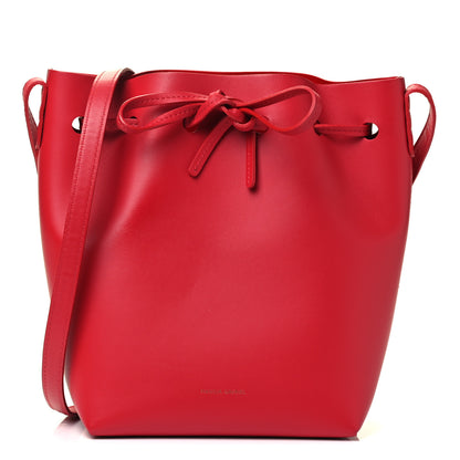 Mansur Gavriel Calfskin Mini Bucket Bag Flamma 1 of 4