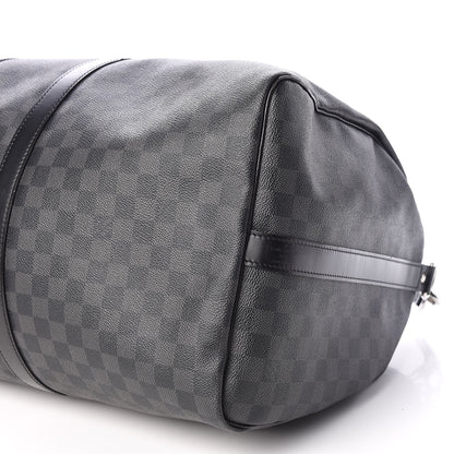 Louis Vuitton Damier Graphite Keepall Bandouliere 55 8 of 8